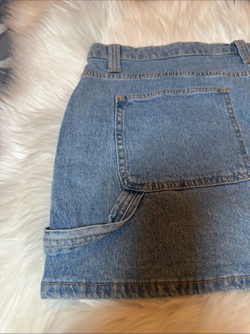 NWT No Boundaries Light Wash Denim Mini Skirt - Light Blue Sz XL 16-18 π¦ - Picture 6 of 10